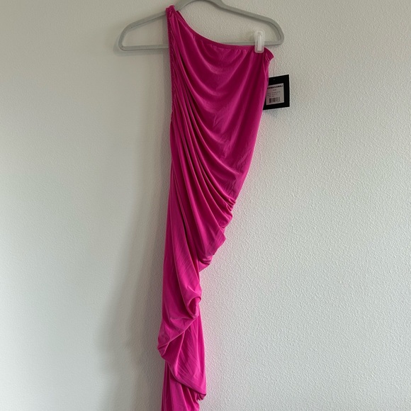 NEW Norma Kamali Diana Gown Orchid Pink - Picture 4 of 8